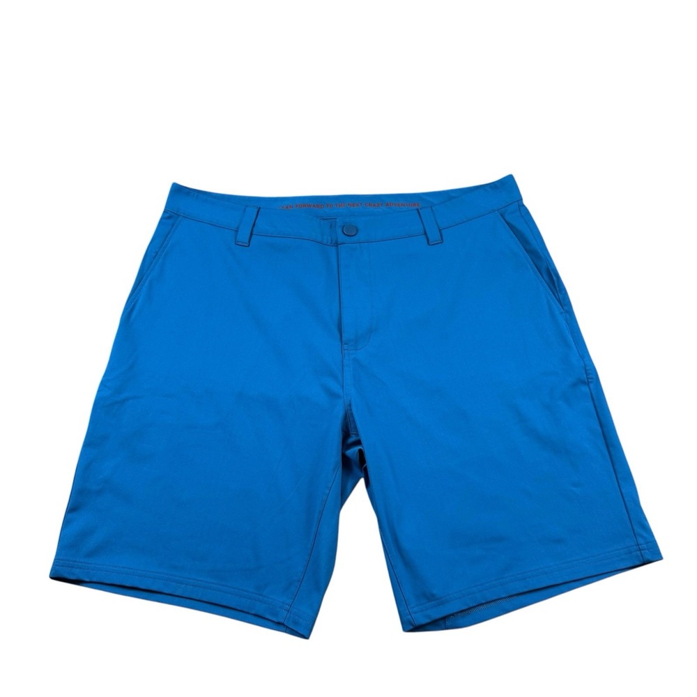 Rhone Royal Blue Mens Commuter Performance Chino Short Size 36
